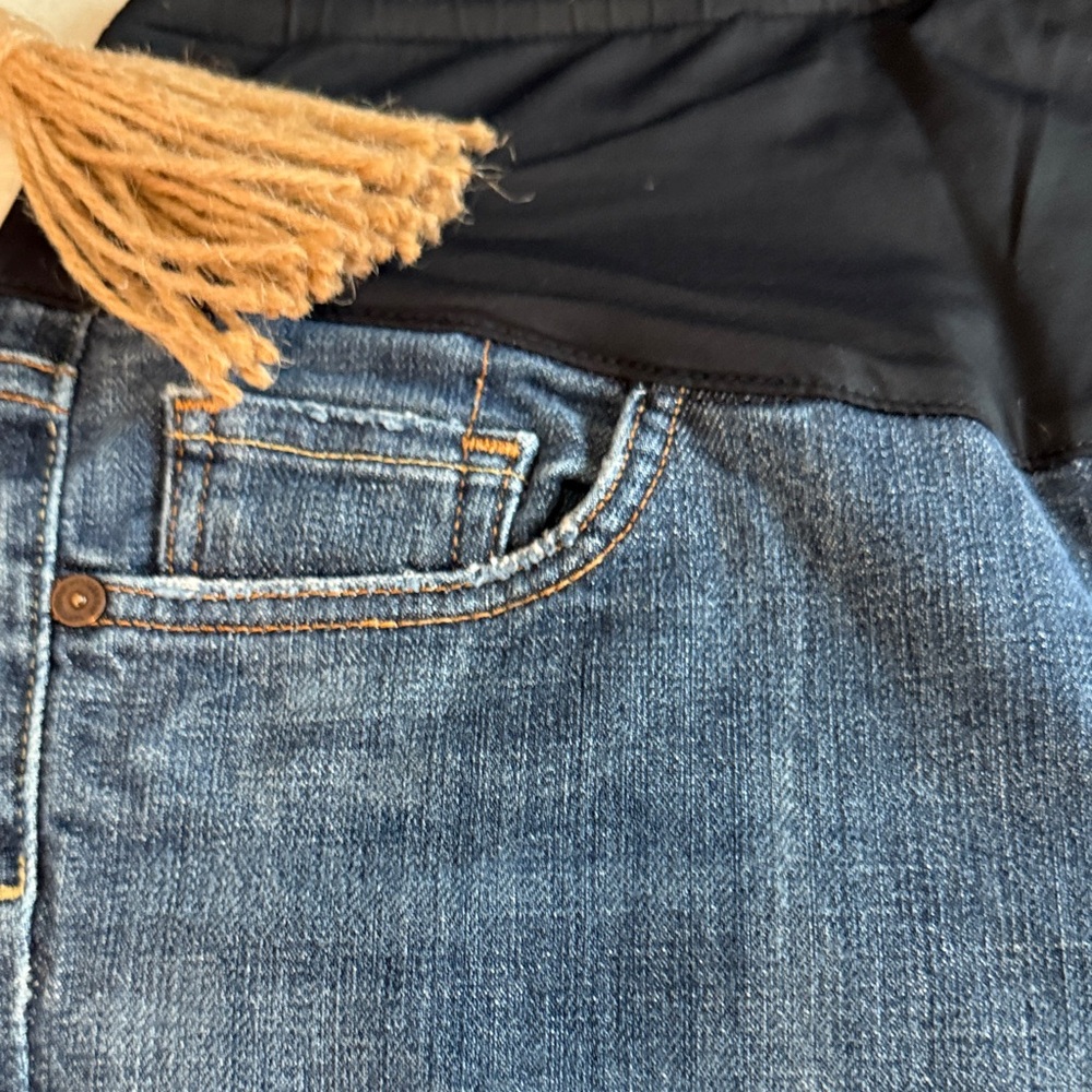 Maternity (COH) Citizens Of Humanity Blue Straight Leg Jeans - Picture 8 of 12